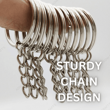 Silver Keychain Rings - No.14 - Reguler