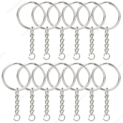 Silver Keychain Rings - No.14 - Reguler