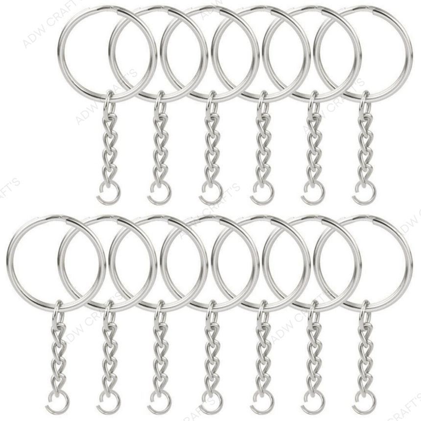 Silver Keychain Rings - No.14 - Reguler