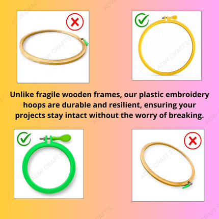 Plastic Embroidery Frames