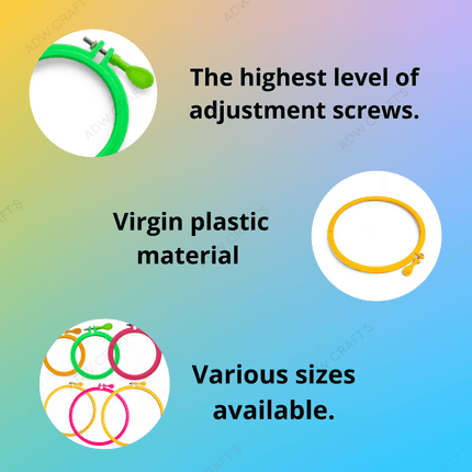 Plastic Embroidery Frames
