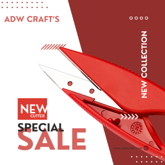 Premium Sewing Thread Cutter Tool | U-Shaped Embroidery Cutter with Sharp Blades | Ideal for Tailoring, Seam Ripping & Aari Craft Work