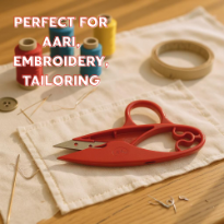 Premium Sewing Thread Cutter Tool | U-Shaped Embroidery Cutter with Sharp Blades | Ideal for Tailoring, Seam Ripping & Aari Craft Work