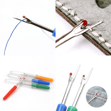 Seam Ripper Tool with Stitch Opener – Fine Quality for Tailoring & Embroidery – Durable Plastic Handle
