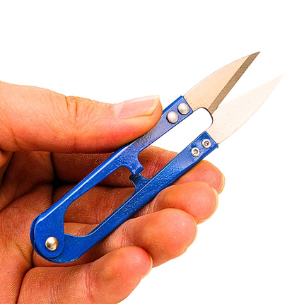 U Shaped Thread Cutter for Sewing, Embroidery & Craft Work | Premium Metal Sewing Snips Tool for Tailoring, Aari Work, Stitching