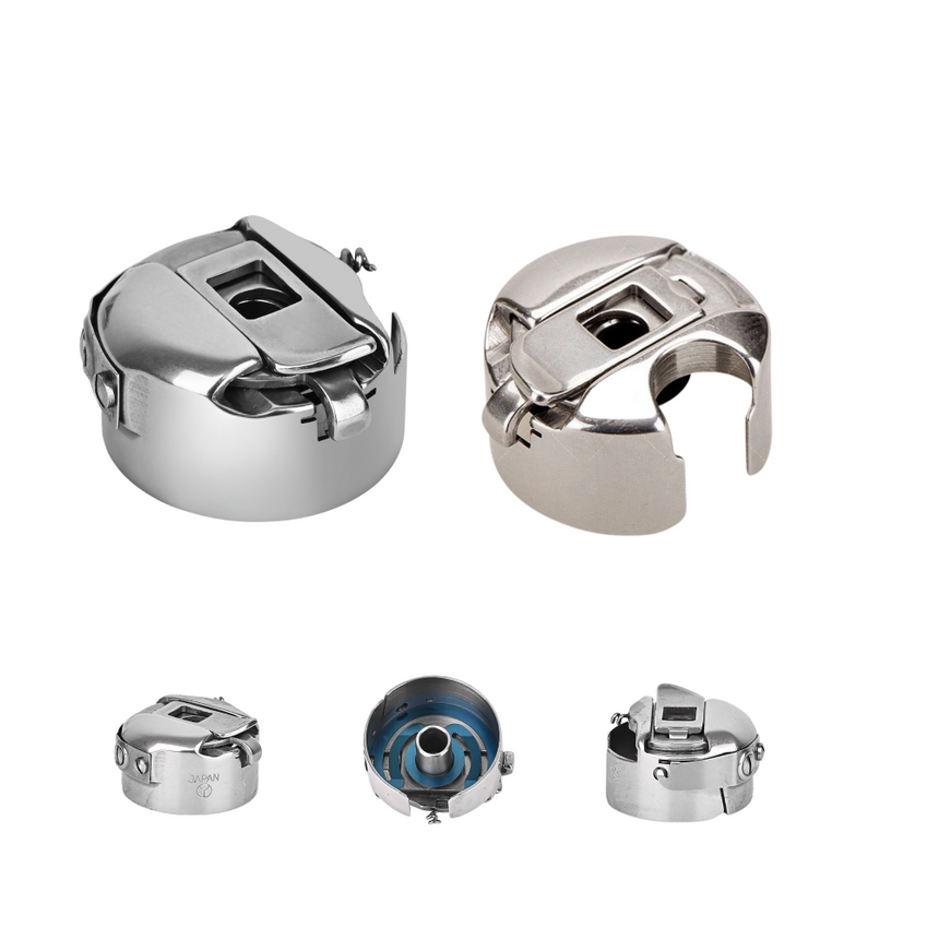 Premium Steel Bobbin Case for Domestic & Industrial Machines – Fits Singer/Usha/Brother/Vidya – Trusted Tailoring Quality
