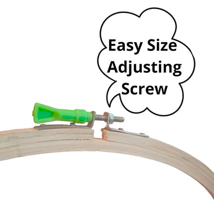 Embroidery Wooden Hoop (3 Ply- Pack of 1)