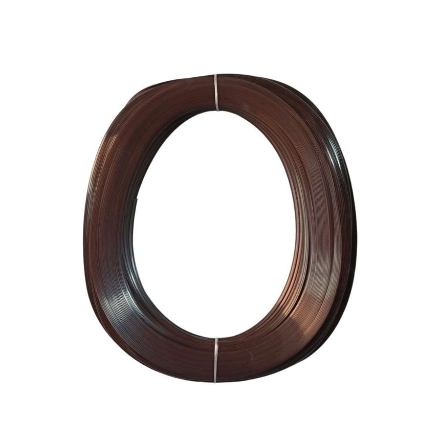 COFFEE BROWN - Plastic Wire for Basket Making -