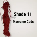 Macrame Cord - MAROON