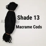 Macrame Cord - BLACK