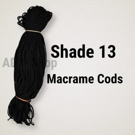 Macrame Cord - BLACK