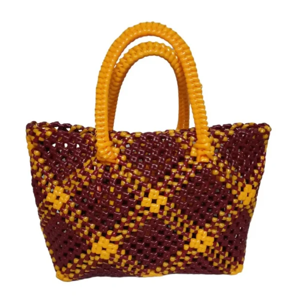 handmade basket,plastic wire basket,plastic wire handmade basket,stylish basket