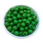 DARK GREEN - Round Beads for Plastic Wire Baskets