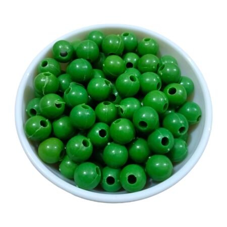 DARK GREEN - Round Beads for Plastic Wire Baskets