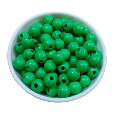 LIGHT GREEN - Round Beads for Plastic Wire Baskets