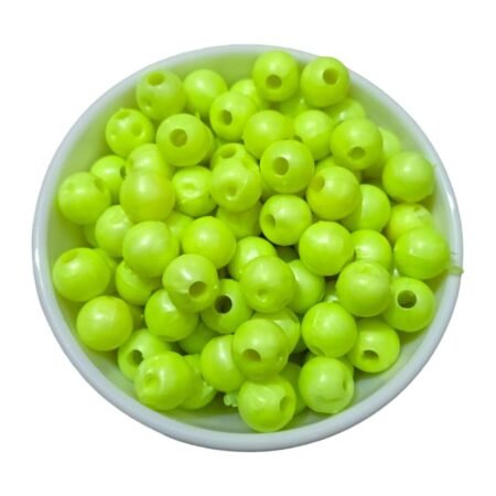 RADIUM GREEN - Round Beads for Plastic Wire Baskets