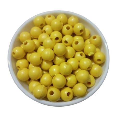 YELLOW - Round Beads for Plastic Wire Baskets