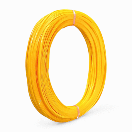 Dark Yellow - Pastel Colour Plastic Wire - Ultra Soft Plastic Wires for making Basket