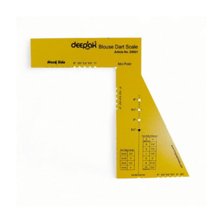 Blouse Dart Scale for Tailoring, Sewing, Blouse Cutting, Dart Marking and Pattern Making